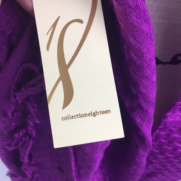 Collection 18 Basket Weave Pashmina Melrose 21x72 - Picture 11 of 15